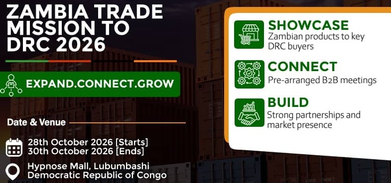 News Update: ZDA - ZAMBIA TRADE MISSION TO DRC 2026